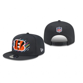 Cincinnati Bengals Charcoal 2021 NFL Crucial Catch 9FIFTY Snapback Adjustable Hat