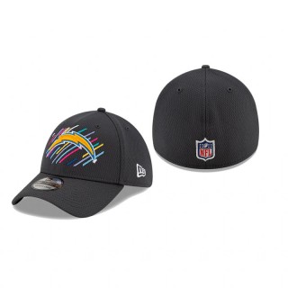 Los Angeles Chargers Charcoal 2021 NFL Crucial Catch 39THIRTY Flex Hat