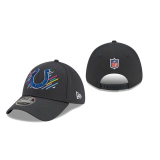 Indianapolis Colts Charcoal 2021 NFL Crucial Catch 9FORTY Adjustable Hat