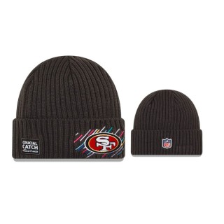 Men's San Francisco 49ers Charcoal 2021 NFL Crucial Catch Knit Hat