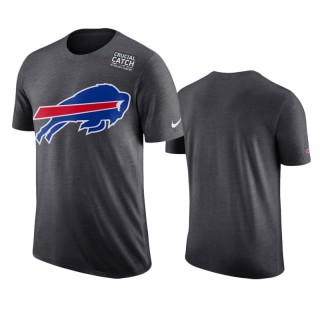 Men's Buffalo Bills Anthracite Crucial Catch T-Shirt