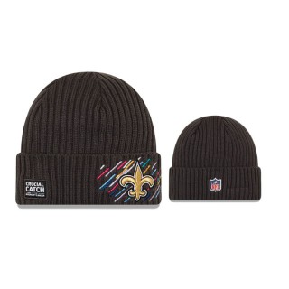 Men's New Orleans Saints Charcoal 2021 NFL Crucial Catch Knit Hat