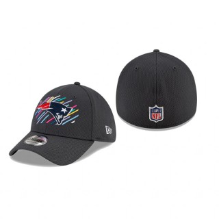 New England Patriots Charcoal 2021 NFL Crucial Catch 39THIRTY Flex Hat