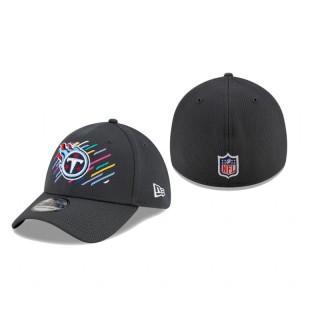 Tennessee Titans Charcoal 2021 NFL Crucial Catch 39THIRTY Flex Hat